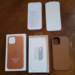 Authentic IPhone 12/12 Pro Leather Case MagSafe